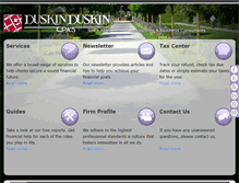 Tablet Screenshot of duskinduskin.com